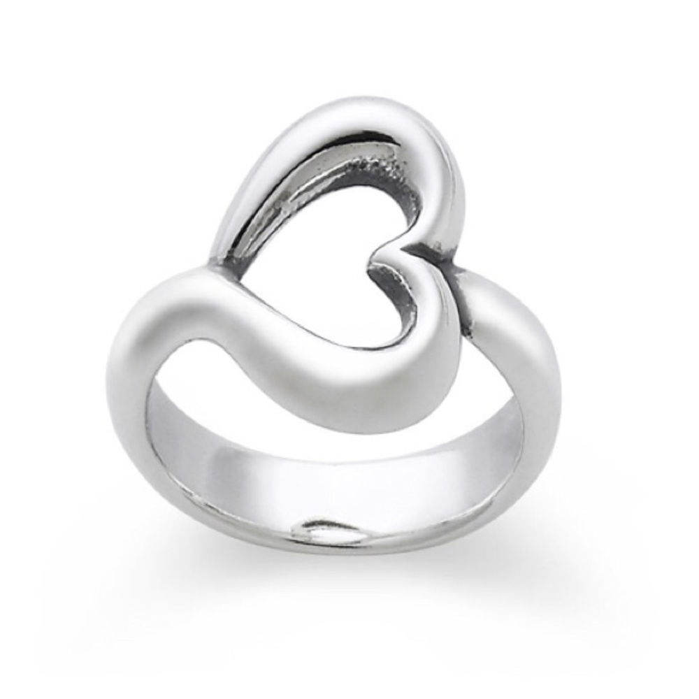 James Avery Abounding Heart Ring size 6